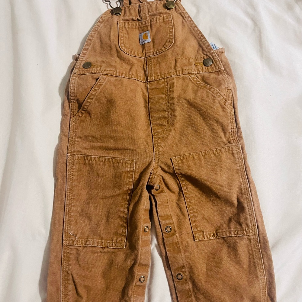 Carhartt Brown Kids Overalls